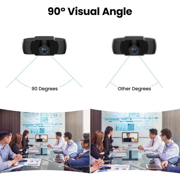 NIB- Wansview 106 - 1080P Webcam with Microphone - Picture 5 of 12